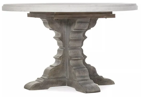 Product Image 3 for Beaumont Round Dining Table With 48in Marble Top from Hooker Furniture