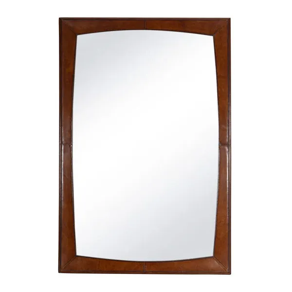 Product Image 1 for Estaban Small Leather Mirror from Regina Andrew Design