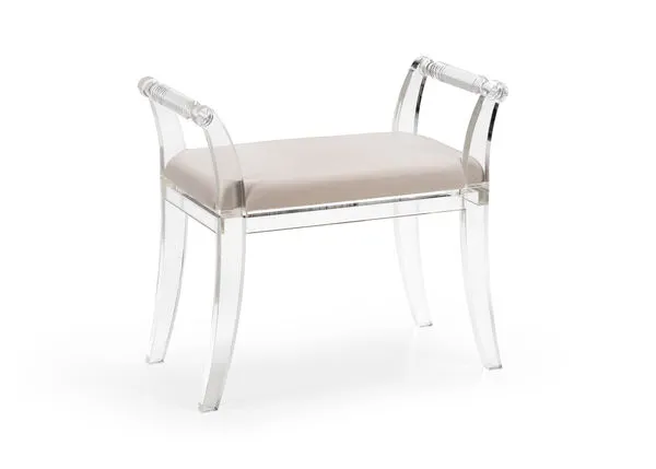 Product Image 1 for Neoclassic Acrylic Bench from Chelsea House