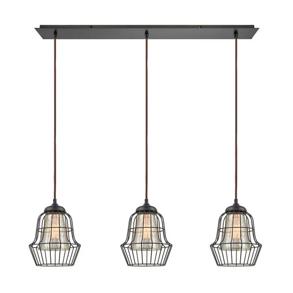 Product Image 1 for Yardley 3 Light Pendant In Oil Rubbed Bronze from Elk Lighting