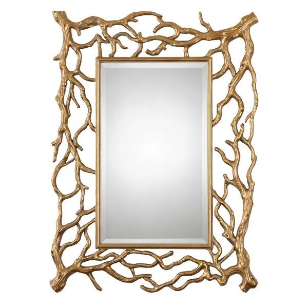 Product Image 2 for Uttermost Sequoia Gold Tree Branch Mirror from Uttermost