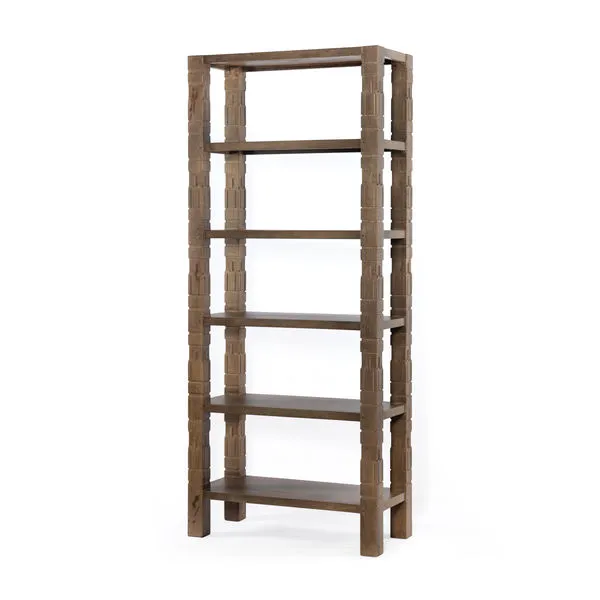 Product Image 2 for Burge Bookshelf Dusty Brown from Four Hands