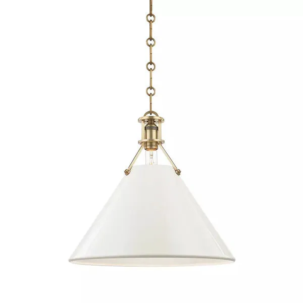 Product Image 1 for Painted No.2 1 Light Large Pendant from Hudson Valley