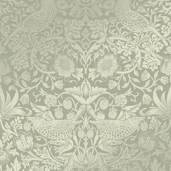 Product Image 1 for William Morris Strawberry Thief Wallpaper from Graham & Brown