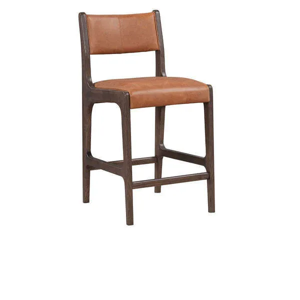 Product Image 1 for Wayne Top Grain Leather Stool from Classic Home Furnishings