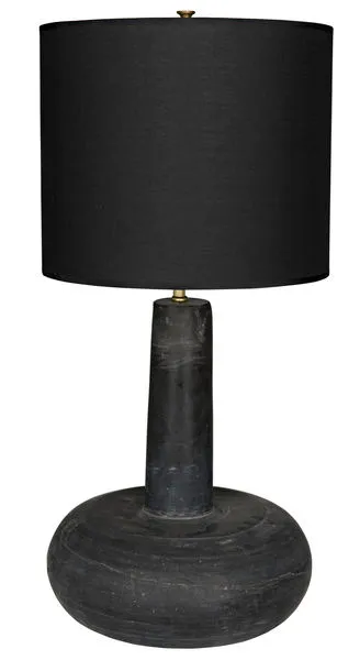 Product Image 1 for Black Marble Oblong Table Lamp from Noir
