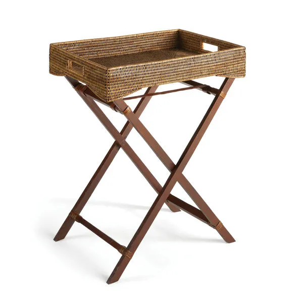 Product Image 1 for Burma Rattan Butler Tray Table from Napa Home And Garden