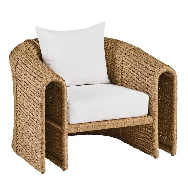 Product Image 3 for Julien Open Arm Outdoor Lounge Chair from Arteriors