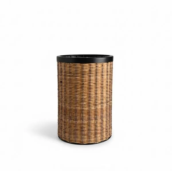 Product Image 1 for Natural Iron & Bamboo Round Lantern Dia 7" from BIDKHome