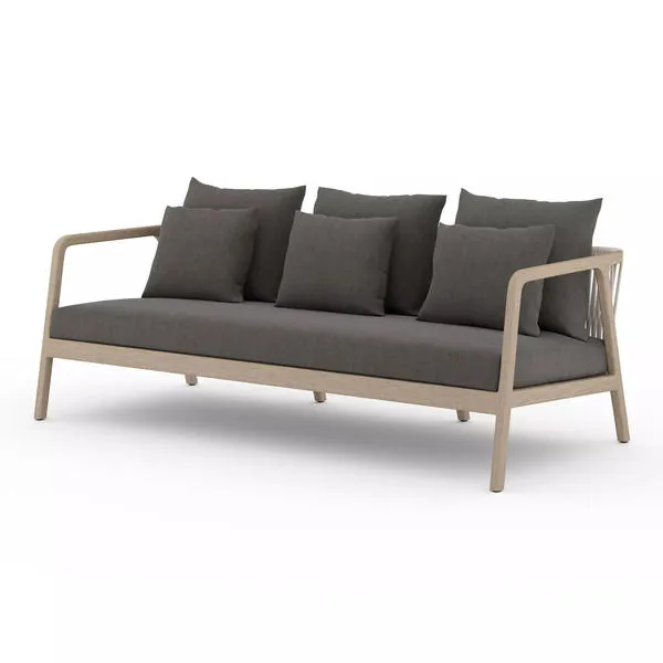 Product Image 3 for Numa Wooden Outdoor Sofa, Washed Brown from Four Hands