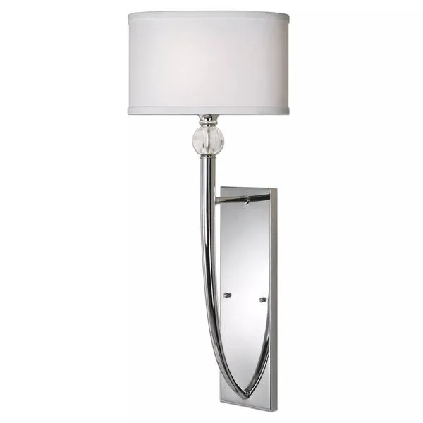 Product Image 1 for Uttermost Vanalen 1 Light Chrome Wall Sconce from Uttermost