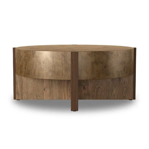 Product Image 1 for Bingham Antiqued Brass Coffee Table from Four Hands