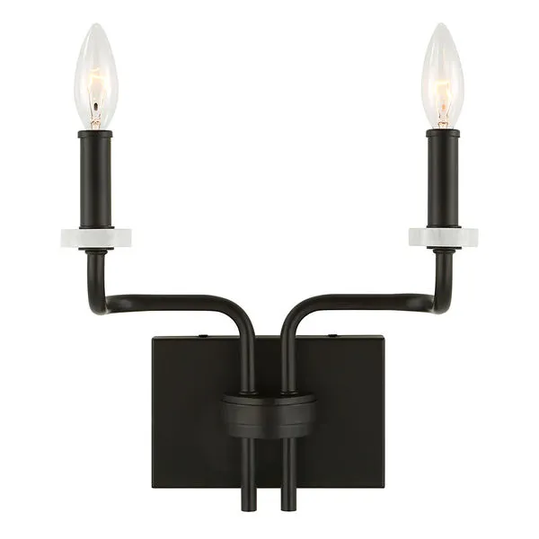 Product Image 4 for Ebony Elegance 2 Light Sconce from Uttermost