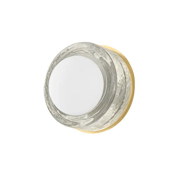 Product Image 1 for Mackay 1-Light Round Sconce - Aged Brass from Hudson Valley