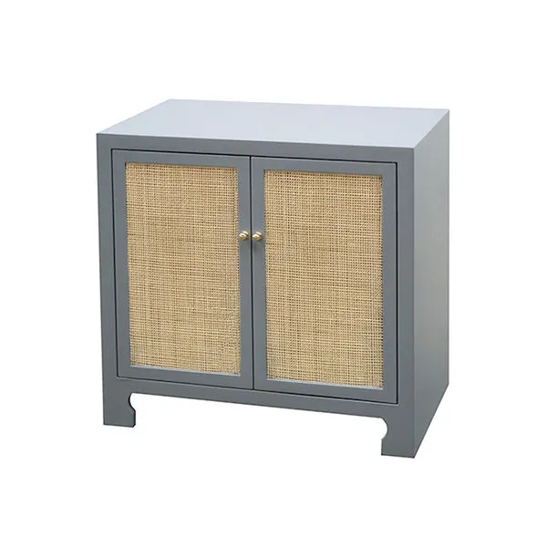Product Image 3 for Alden Two Door Cane Cabinet from Worlds Away