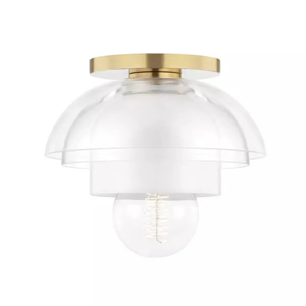 Product Image 1 for Ruby 1 Light Flush Mount from Mitzi