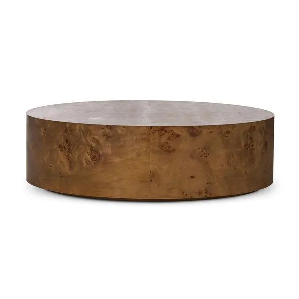 Product Image 1 for Caya Large Caramel Burl Coffee Table from Four Hands