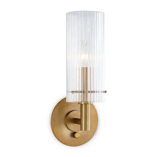 Product Image 1 for Dixie Natural Brass Sconce from Regina Andrew Design
