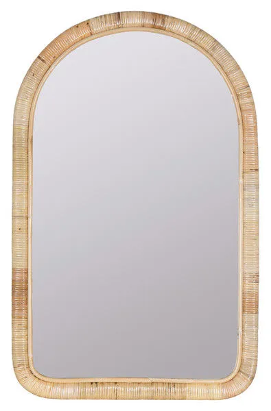 Product Image 1 for Brianna Natural Rattan Circle Mirror from Cooper Classics