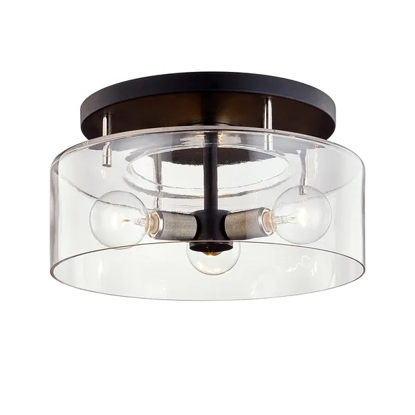 Product Image 1 for Bergamot Station 3 Light Semi Flush from Troy Lighting