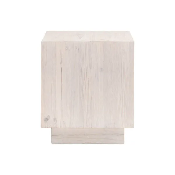 Product Image 1 for Montauk Whitewash Reclaimed Pine End Table from Essentials for Living