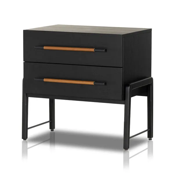 Product Image 1 for Rosedale Oak Nightstand - Ebony Oak Veneer from Four Hands