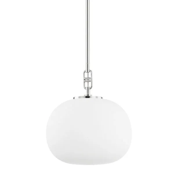 Product Image 1 for Ingels 1-Light Small Pendant - Polished Nickel from Hudson Valley