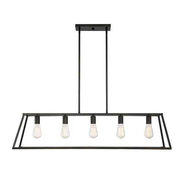 Product Image 1 for Denton 5 Light Linear Chandelier from Savoy House