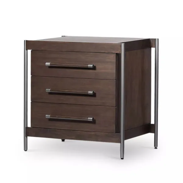 Product Image 5 for Jordan Nightstand Warm Brown from Four Hands