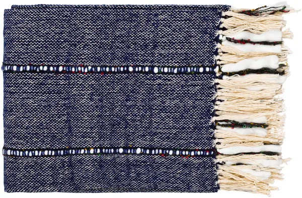 Product Image 1 for Galway Navy Throw from Surya