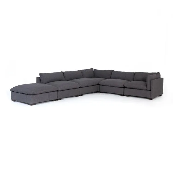 Product Image 3 for Westwood 5 Piece Sectional W/ Ottoman from Four Hands