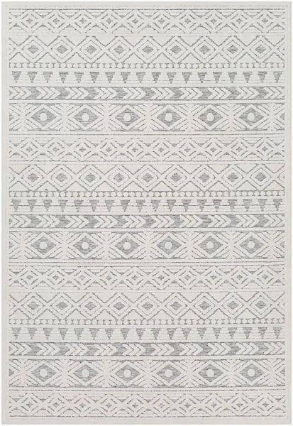 Product Image 3 for Greenwich Indoor / Outdoor Medium Gray / Cream Rug from Surya