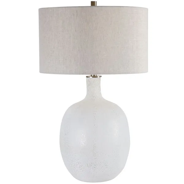 Product Image 5 for Whiteout Mottled Glass Table Lamp from Uttermost