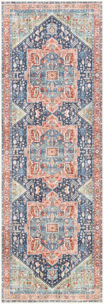 Product Image 2 for Amelie Navy / Peach Rug from Surya