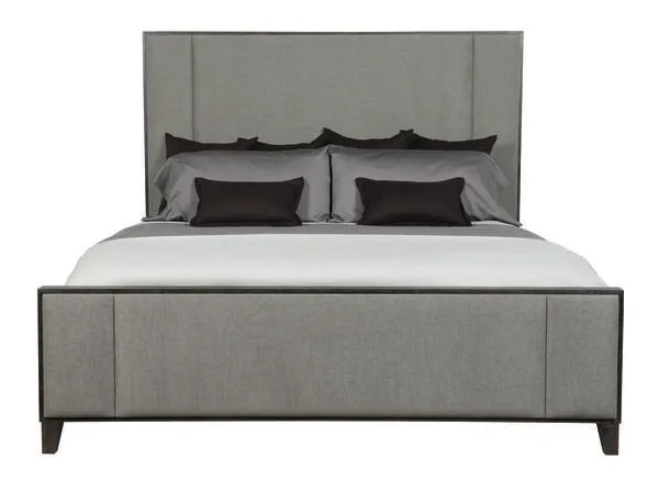 Product Image 3 for Linea Upholstered Panel Bed In Cerused Charcoal from Bernhardt Furniture