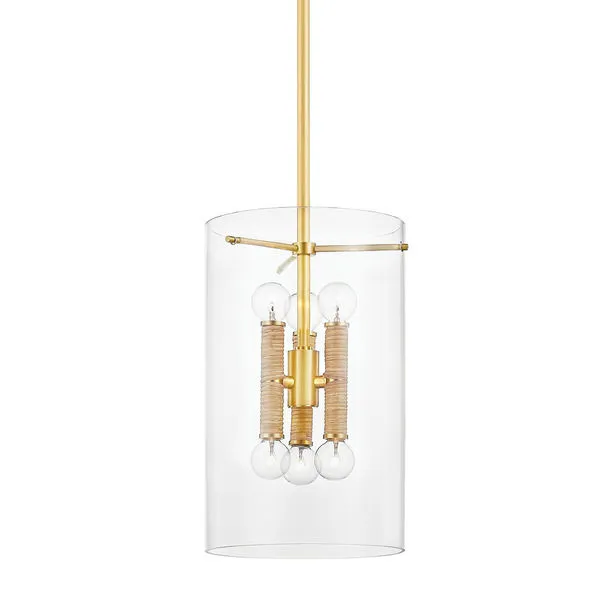 Product Image 1 for Barlow 6-Light Lantern - Aged Brass from Hudson Valley