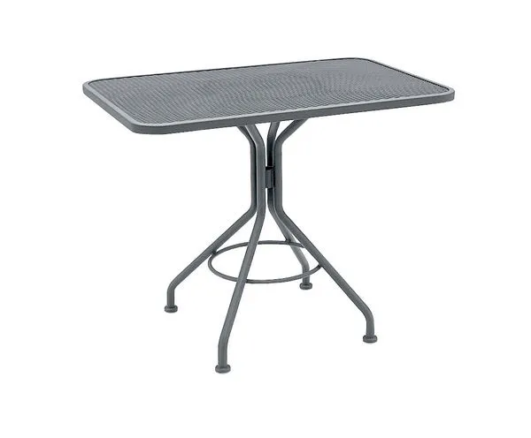 Product Image 1 for 36 Wrought Iron Mesh Umbrella Bistro Table from Woodard
