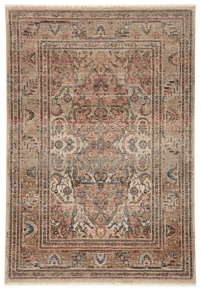 Product Image 9 for Ginia Medallion Blush/ Beige Rug from Jaipur