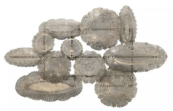 Product Image 1 for Josephine Lace Wall Art Sculpture from Jamie Young