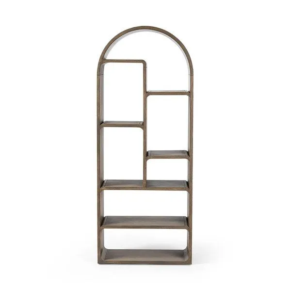 Product Image 6 for Risa Lamont Natural Oak Veneer Bookcase from Four Hands