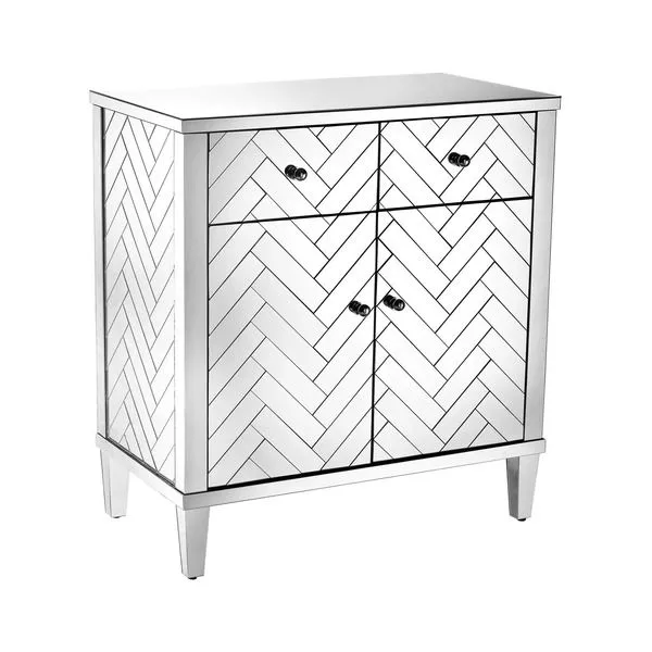 Product Image 1 for Chatelet Cabinet In Clear Mirror Finish from Elk Home