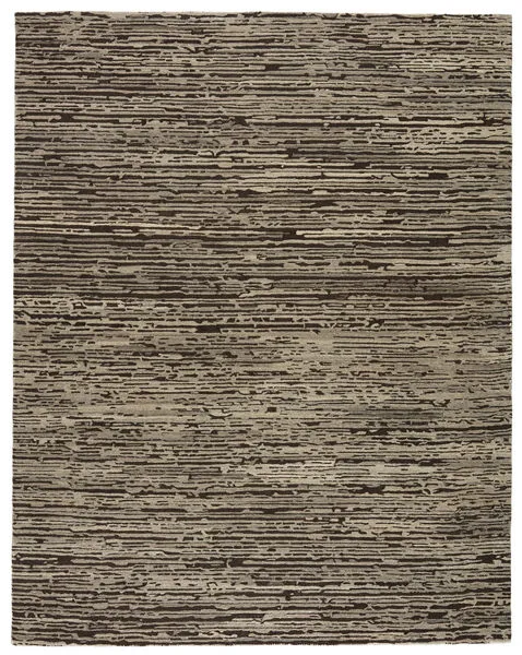 Product Image 3 for Verde Home by Nairobi Handmade Striped Dark Brown/ Light Gray Rug from Jaipur 