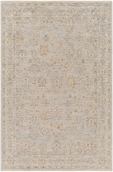 Product Image 1 for Avant Garde Woven Light Beige / Deep Teal Rug - 5' x 7'5" from Surya