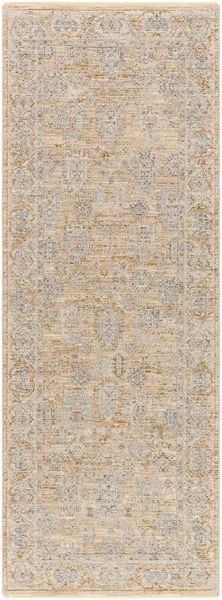 Product Image 1 for Avant Garde Woven Gold / Denim Rug - 2'7" x 10' from Surya