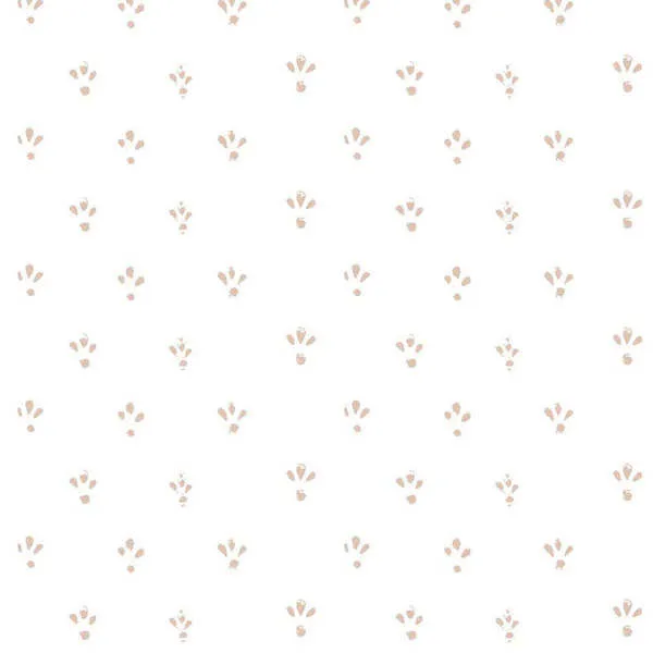 Fleur Premium Matte Wallpaper with deep dusty peach floral motifs on a subtle textured matte background