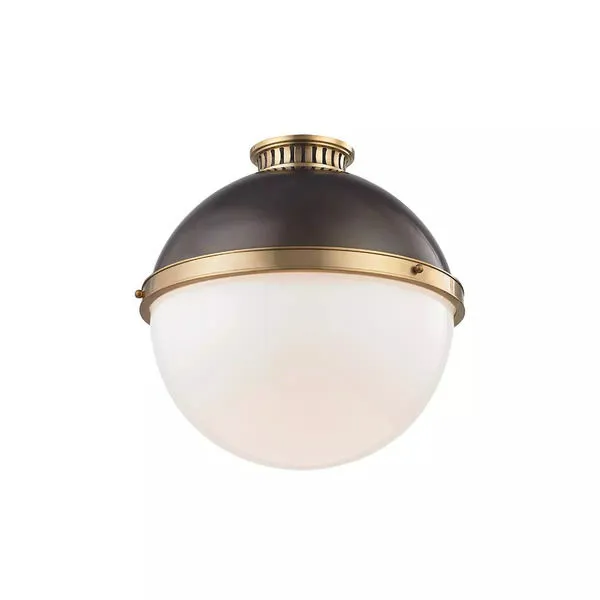 Product Image 1 for Latham 1 Light Large Flush Mount from Hudson Valley