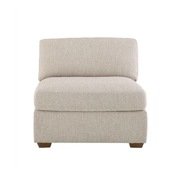 Product Image 1 for Reese Textured Oatmeal Performance Fabric Armless Sofa from Alder & Tweed