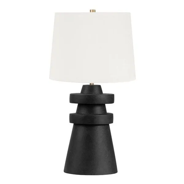 Product Image 1 for Grover 1 Light Black Table Lamp from Troy Lighting
