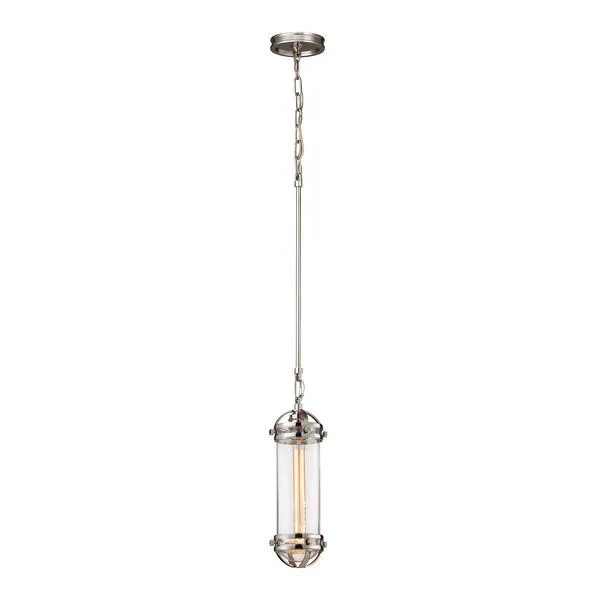 Product Image 1 for Gramercy 1 Light Pendant In Polished Nickel from Elk Lighting