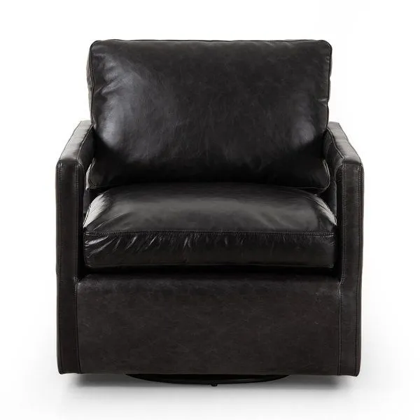 Product Image 1 for Olson Sonoma Black Swivel Chair from Four Hands